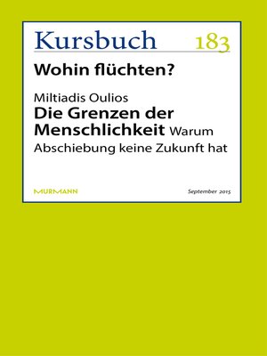cover image of Die Grenzen der Menschlichkeit